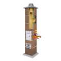 KOMPLETNY KOMIN IZOLOWANY LEIER 10 MB FI 160 + WENT